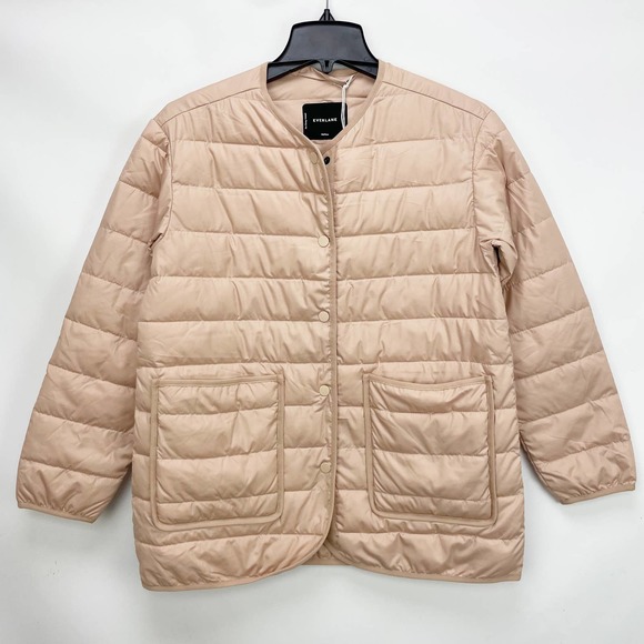 Everlane Womens Renew Channel Liner Jacket XS Blush Pink NWT - Picture 4 of 9